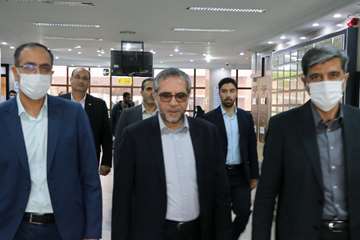 بازدید معاون توسعه مدیریت و منابع وزارت بهداشت از ساختمان مرکز جامع تشخیص و درمان سرطان استان سمنان 